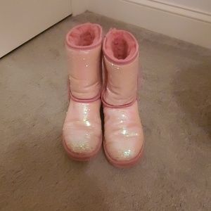 Pink Sparkly Uggs